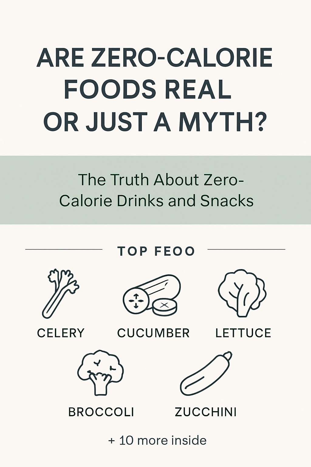 The Truth About “Zero-Calorie” Drinks and Snacks
