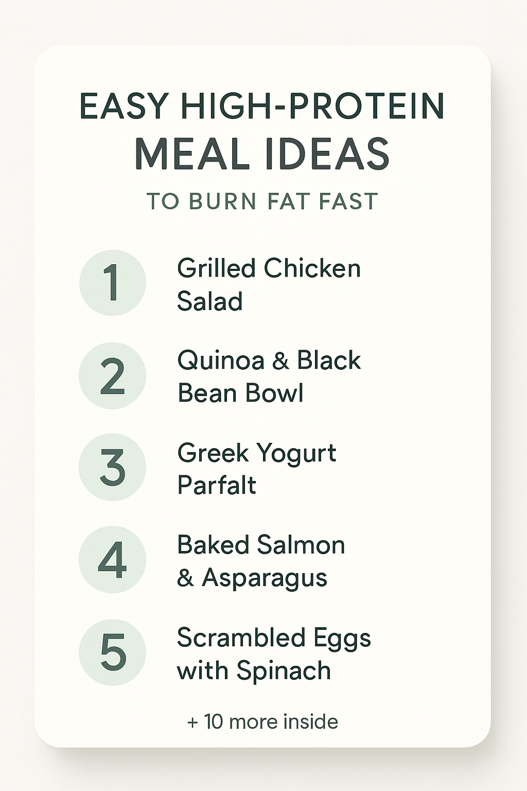 What a Week of Easy High-Protein Meals Looks Like (with Prep & Real-Life Swaps)