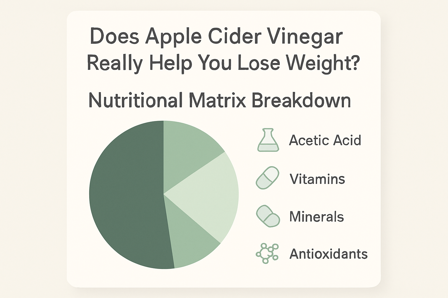 What’s Inside Apple Cider Vinegar: Nutritional & Bioactive Matrix