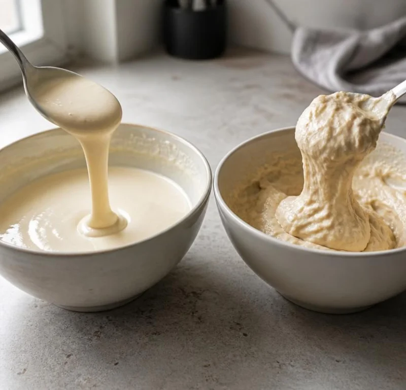 Check Pancake Batter Consistency