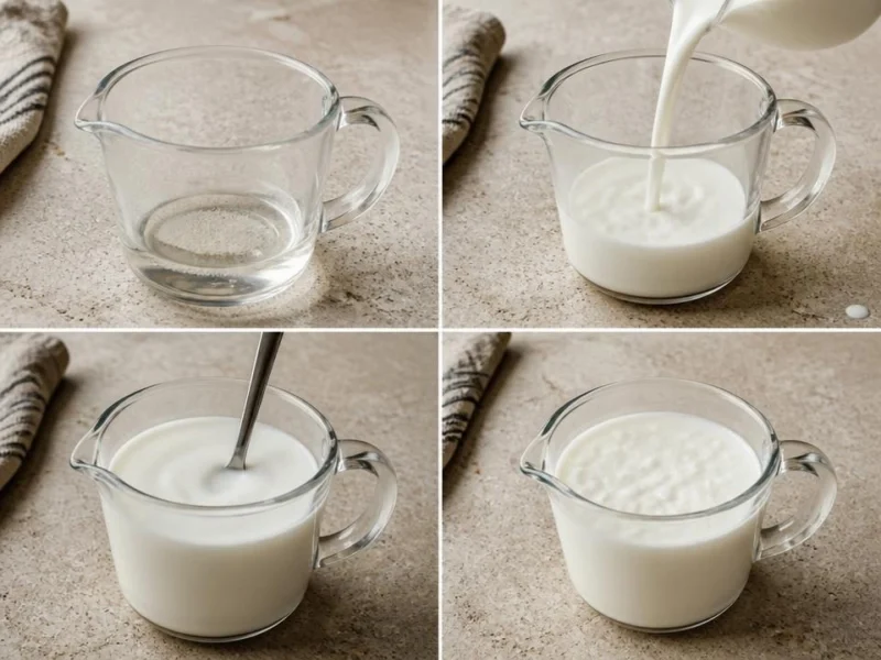 How to make a quick buttermilk substitute