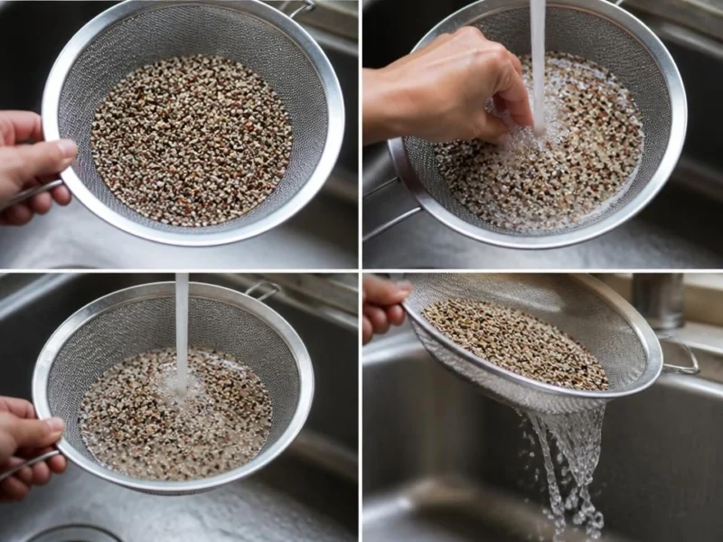 How to rinse quinoa before cooking