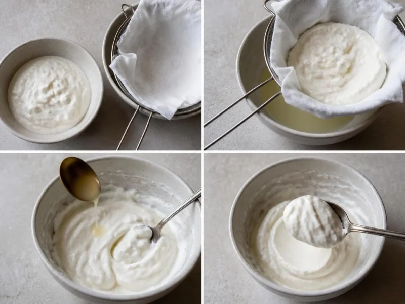 Adjusting a Sour Cream Substitute