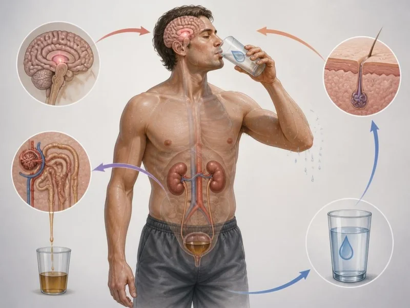 How the body balances water
