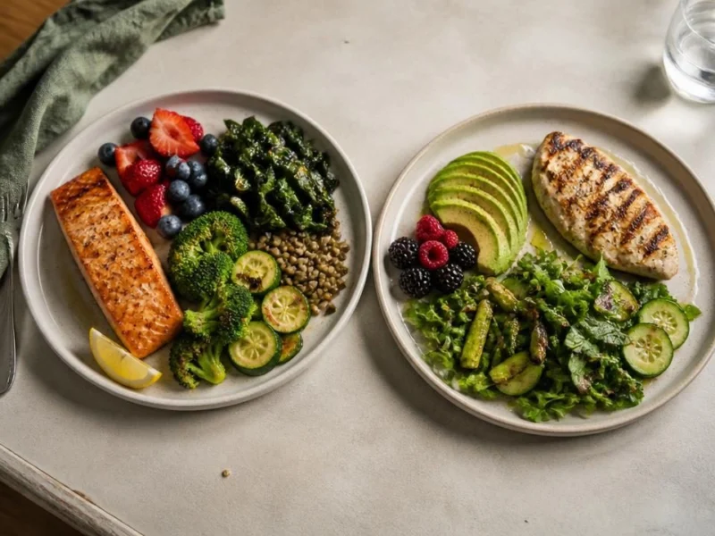 Low-carb and keto plates compared
