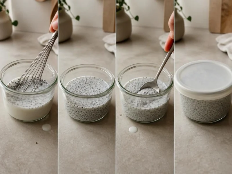 Mix, stir, chill: the chia pudding method