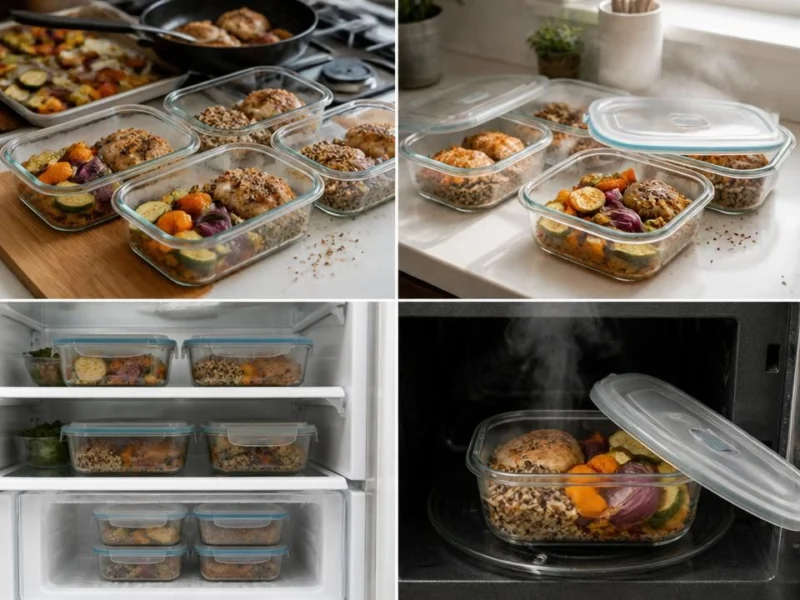 Portion, Refrigerate, and Freeze Prep Safely